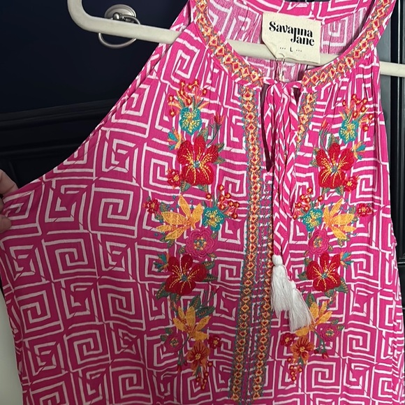 Savanna Jane Pink and White Top - Picture 4 of 5